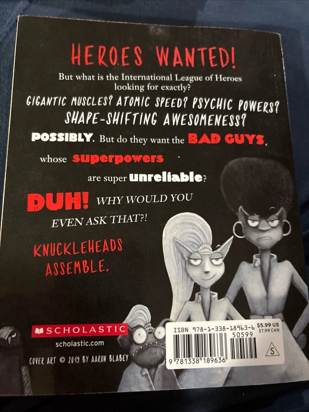 Scholastic The Bad Guys Book with Red and Black Cover